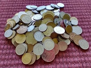 lot 91 image: Bag of Foreign Coins
