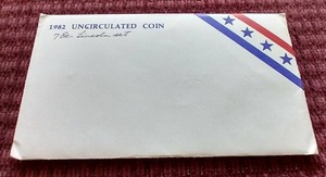 lot 93 image: 1982 Uncirculated Penny Set - (7) Variants