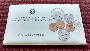 lot 97 image: 1989 U.S. Mint Uncirculated Set