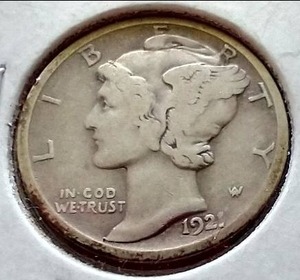 1921-D Mercury Dime - Key Coin!