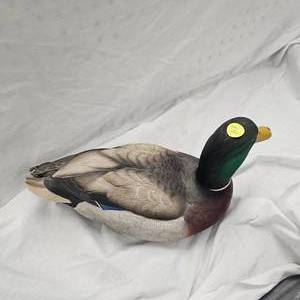 lot 14 image: George Kruth Mallard Decoy