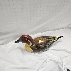 lot 15 image: Hand Carved Wood Pintail Decoy