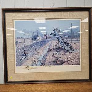 lot 20 image: Less Kouba-Artist Proof-Pencil Signed-Leavin Shelter 33x28