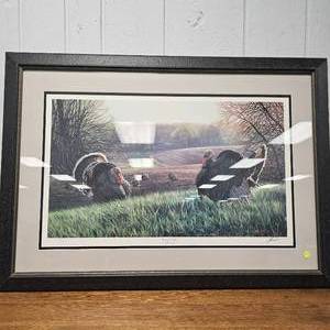lot 23 image: Turkey Ridge by Joshua Spies Pencil Signed 36x25