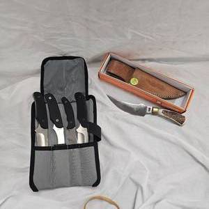 lot 24 image: Marbles MR800 Knife and Browning RMEF Knife Set