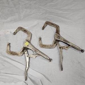 lot 38 image: 2- Welding C-Vise Grips