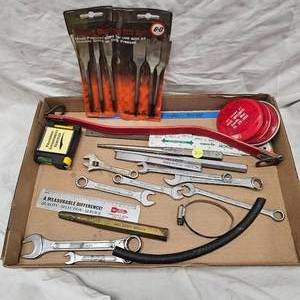lot 65 image: Wrenches, Punches, Wood Bits, etc