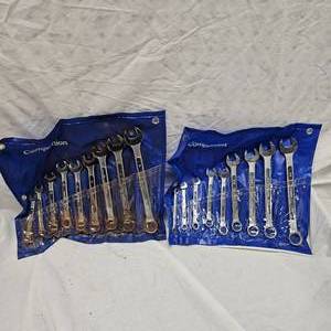 lot 69 image: Companion Wrenches, Standard 38-34 and Metric 7-19 mm