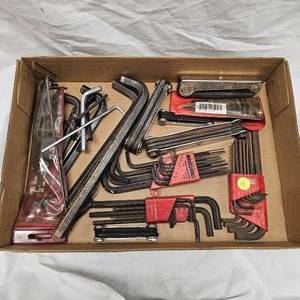 lot 71 image: Huge Lot of Eklind, Craftsman Allen Wrenches