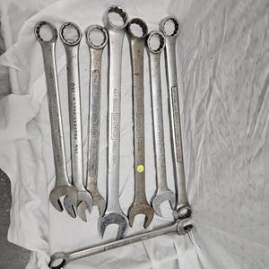 lot 76 image: Large Lot of 1 18-1 58 Wrench Set, 8 Qty (Williams and Craftsman)