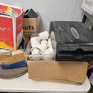 lot 145 image: Commercial Plates, Cups, Dishes