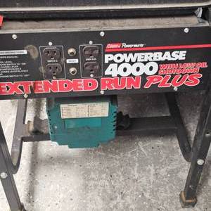 lot 114 image: Coleman Power Mate 4000 Watt Generator