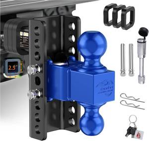 lot 2 image: Euvlvt Adjustable Trailer Hitch