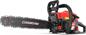 lot 5 image: Techmoo Gas Chainsaw
