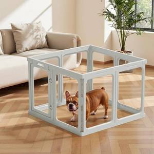 lot 62 image: Gardner Pet Clear Acrylic Dog Playpen