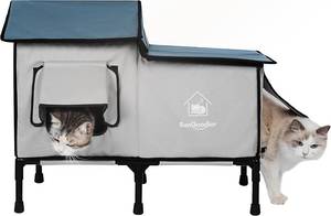 lot 63 image: SanGoodier Outdoor Cat House