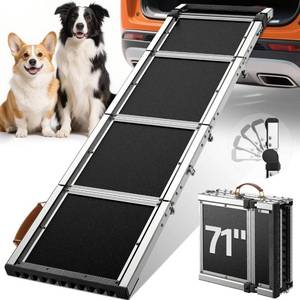 lot 64 image: Quietex Extra Long 71 Dog Ramp for Car