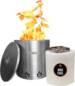 lot 77 image: Eco Fuego El Campo Portable Wax-Burning Fire Pit