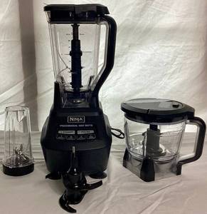 lot 12 image: Ninja Professional Mega Kitchen Food ProcesserBlender 1500 Watt Model BL Series 30