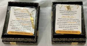 lot 44 image: Two .925 Sterling Silver Necklaces