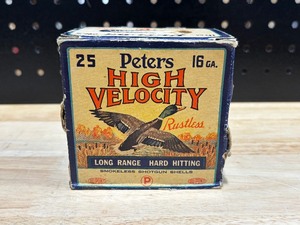 Vintage Peters 16 Gauge Paper Shotgun Shells
