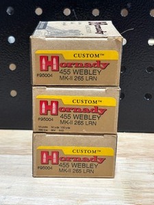 Hornady .455 Webley Mark II 2 Full Boxes 1 is Fired Cartridges