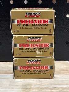 lot 49 image: PMC Predator .22 Magnum 150 Rounds
