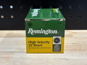lot 9 image: Remington .22 Short 500 Rounds
