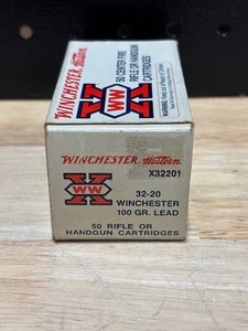 lot 10 image: Winchester .32-20 50 Rounds