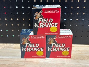 lot 15 image: Federal 20 Gauge Shotgun Shells 2 Full Boxes and 1 Partial