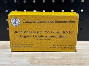 lot 18 image: Jamison .38-55 Winchester 20 Rounds