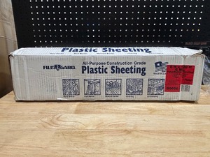 lot 59 image: Construction Grade Plastic Sheeting 6 FT x 100 FT Black 6 MIL