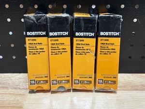 lot 11 image: Bostich 18 Gauge Brad Nails - 3000 Per Box - 4 Boxes