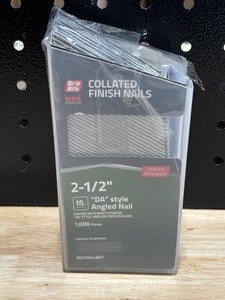 lot 12 image: Grip Rite 2 12 Collated Finish Nails