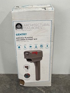 lot 18 image: Gentry Mailbox and Post Kit