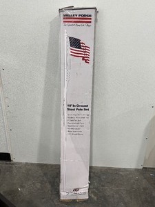 lot 37 image: Valley Forge 18 Foot Flag Pole and Flag Set