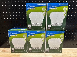 lot 69 image: Soft White 100W Light Bulbs 5 Packs of 4