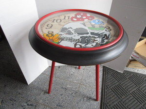 lot 78 image: Clock Table