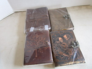 lot 100 image: Leather Bound Journals