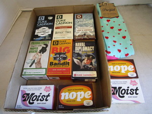 lot 181 image: Bar Soaps, Mens Socks