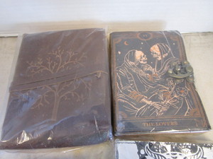 lot 182 image: Leather Bound Journals