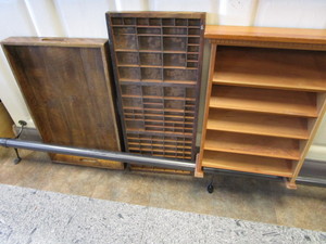 lot 192 image: Large Tray, Printers Tray, Shelf