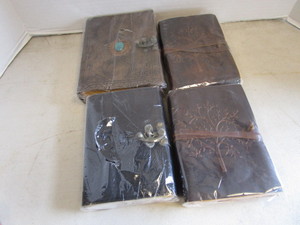 lot 213 image: Leather Bound Journals