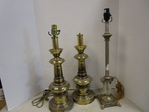 lot 250 image: Table Lamps