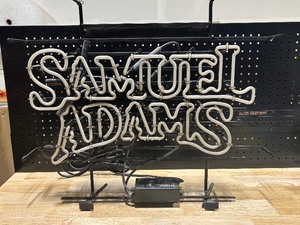 lot 37 image: Samuel Adams Neon Sign (not in working condition) 26x32