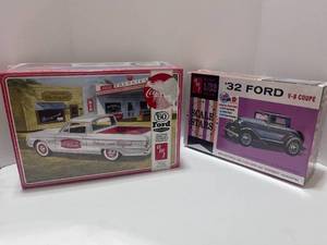 lot 17 image: 2 NIB Sealed Models 1960 Ford Pickup 1932 Ford Coupe