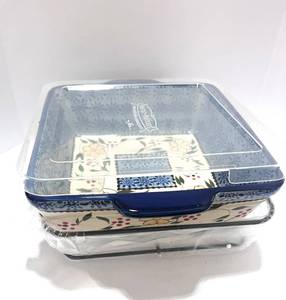 lot 9 image: NIB Temp-Tations Ovenware