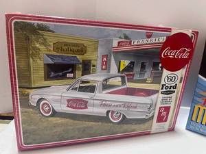 lot 37 image: 2 NIB Sealed Models 1960 Ford Pickup and Compact Pussy Cat