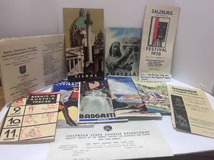 lot 95 image: 1937-38 Austria Travel Brouchures Months prior to Nazis Entering Austria