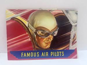 lot 102 image: 1937 HJ Heinz Company Famous Air Pilots Stamp Card Booklet